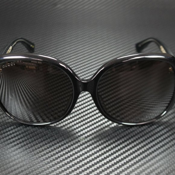 Gucci Black Grey 61mm Sunglasses
